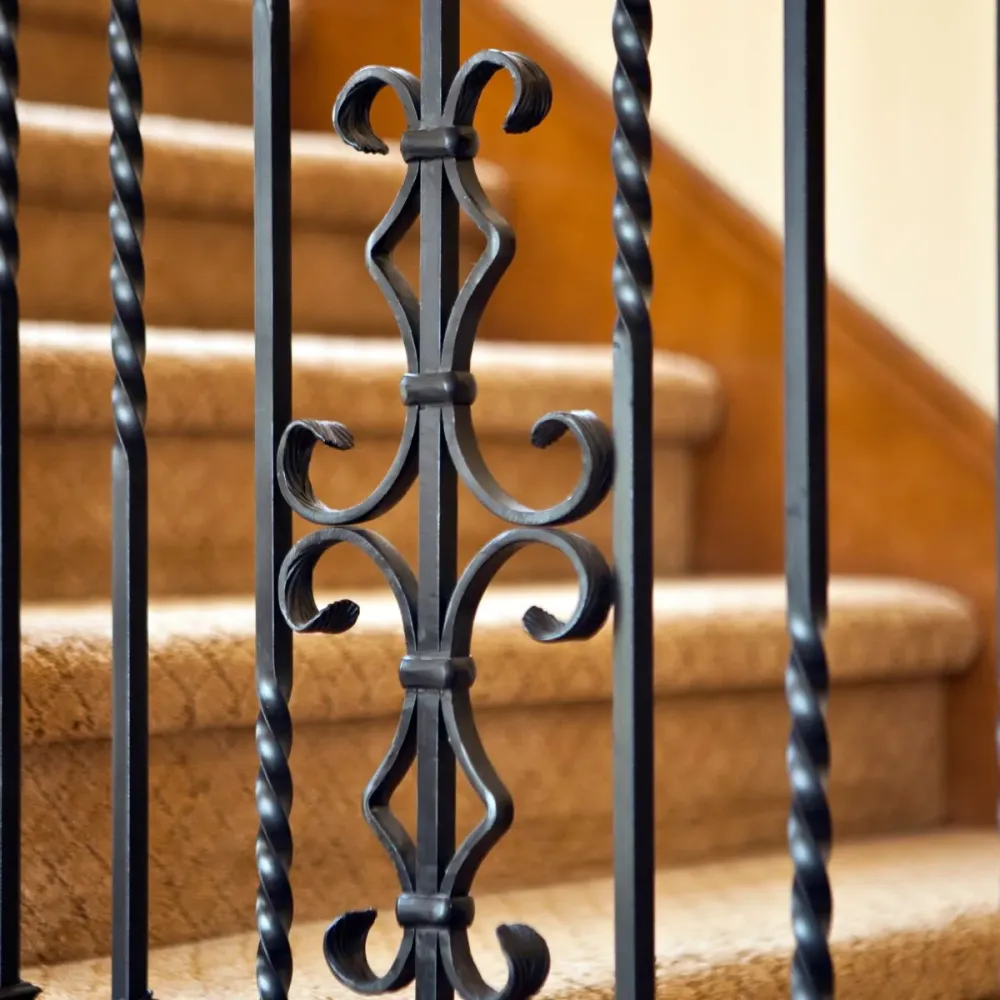 Balustrade fer forgé près de Épernay 